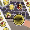 Combinação Criativa Adesivo Espiral Epicface Feito à Mão Adesivo Emoji Rosto Amarelo Famoso na Internet Adesivo para Diário