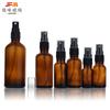 Fabricante en stock Botella de aceite esencial marrón de 10 ml Botella de spray de plástico negro Sub-botella de spray de 30 ml Botella de aceite esencial marrón