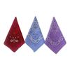 Bandana Flor de Anacardo Ameba Retro Hip Hop Costa Oeste Bufanda Paisley Hiphop Danza Urbana Algodón Puro Cabeza