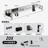 Soporte de Monitor de Aluminio ZOX Premium, Soporte Modular para Computadora de Escritorio, Organizador de Escritorio de Acrílico