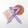 Nuevo Correa Ancha de 3.8cm Colorida Degradada Engrosada para Hombro Único Cruzada Larga Accesorios de Bolso para Mujer Correa Transfronteriza