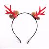 Cuernos de Ciervo Tocado de Navidad Pasador Diadema Hada del Bosque Popular Súper Hada Accesorios para el Cabello de Foto Femenino Lindo Pasador de Ciervo Femenino