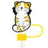 Tapón de pajita decorativo con forma de gato, de 10 mm, universal, reutilizable, de goma suave, a prueba de polvo, muy popular entre los consumidores.