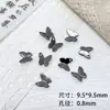 Cuerda de Colgante de Aleación con Cuentas Serie Mariposa Negro Pistola Material para Accesorios de Cuentas DIY Pulsera de Cuentas Collar