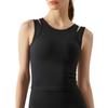 Chaleco Deportivo de Dos Piezas Falsas Seleccionado Cuidadosamente de Resistencia Media Ropa Profesional para Pilates Correr Yoga con Almohadilla en el Pecho Ropa de Fitness