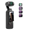 Set de filtros para cámara gimbal CPL + 1/4 negro suave + ND1-5 + UV juego de cuatro piezas adecuado para DJI Pocket 3/4