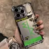 Funda Protectora Anticaídas con Airbag en Cuatro Esquinas Estilo Cyberpunk para Apple 15Pro Iphone17/16Promax Cremallera Apple