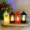 Lámpara de Vela Digital LED Lámpara de Viento Mini Pequeña Retro Linterna de Caballo Bolso Candeleros Lámpara Adornos Decorativos Luz de Noche de Mesita de Noche