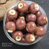 Acessórios para pulseiras diy contas furo grande estilo retrô acessórios com contas 12mm contas redondas de cerâmica material artesanal atacado