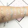 Chica Sirena Polvo de Escamas de Pez Estrella y Luna Flash de Actuación Flash de Escenario Maquillaje Chica Suave COS Aplicar Gel para Uñas