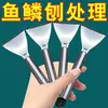 Raspador Multifuncional Afilado de Acero Inoxidable para Escamas de Pescado, Removedor Casero de Escamas de Pescado, Cuchillo Manual para Pescado, Herramienta de Cocina para Quitar Escamas de Pescado