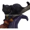 Escoba Mágica de Nuevo Producto Transfronteriza Muebles para Gatos Adornos de Resina Sombrero de Escoba Gato Negro Manualidades de Resina para Gatos