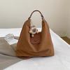 Bolso Tote Casual de Gran Capacidad para Mujer 2024 Invierno Nuevo Multifunción para Viaje al Trabajo Hombro Trasero Retro Nicho Bolso Bandolera