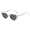 Novos óculos de sol triangulares estilo gatinho para cross-border, óculos retrô para street style, versáteis, armação pequena, para homens e mulheres, óculos com proteção UV