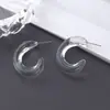 Pendientes de Acrílico Transparente Irregulares con Forma de Gota de Agua de Gama Alta, Estilo Minimalista, Versátiles para el Uso Diario, Joyería para Orejas