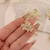 Pinza Pequeña de Aleación para Cabello Semi-Recogido, Accesorio para el Cabello, Pasador Pequeño, Nuevo Accesorio de Gama Alta para Cabello Corto, Adorno para el Cabello de Pinza Lateral, Pasador