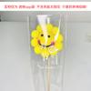 Bolsa Transparente Sacola de Presente Dia do Professor Bolsa Individual Material de Embalagem para Buquê de Rosas Flores Embalagem Triângulo Dourado