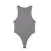 Moda Caliente de Primavera 2026 Mono Sexy Estilo Chaleco de Cuello Redondo para Mujer Negro Blanco Gris Rojo