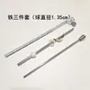 Desagüe de tirador para lavabo, Accesorios de desagüe para lavabo, Varilla de tirador, Barra transversal de bola, Conjunto de tirador hacia arriba