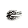 Anillo Vintage Garra de Dragón para Hombre Moderno Distintivo Anillo Abierto Creativo para Hombre Anillo de Dedo Individual Agresivo Garra de Águila