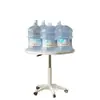Mesa redonda simple personalizada para sala de estar en casa con ruedas, altura ajustable, adecuada para balcón, mesa auxiliar de ocio, recepción de oficina y mesa de reuniones