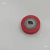 Máquina de empaque semiautomática/totalmente automática de doble motor con rodillo de presión de alimentación y retorno de rueda de goma roja de 39.5/41/60/80 mm