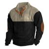 Otoño e Invierno nueva chaqueta exterior para hombre de venta caliente transfronteriza Amazon de pana casual con cuello alto suéter de manga larga en stock