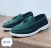 Venta directa de fábrica 2023 Versión alta Zapatos casuales para mujer con pedal LP, suela blanda, mocasines de cuero cómodos y versátiles