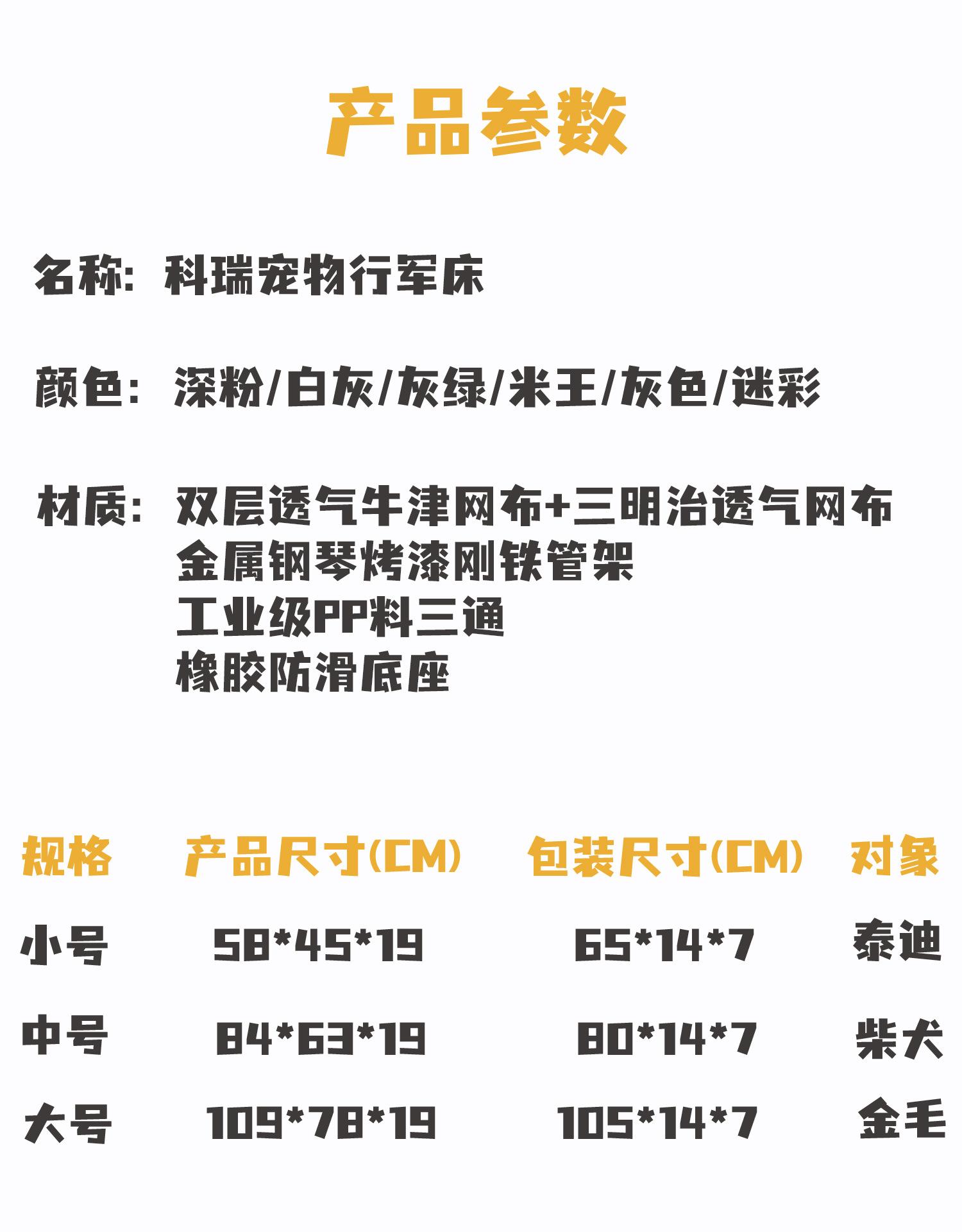 产品参数