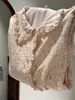 Nova Chegada de Outono! Desenho Fofo 100% Algodão Musseline Dupla Gola de Renda Manga Longa Calça Longa Conjunto para Casa Pode Ser Usado ao Ar Livre