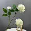 Peônias Artificiais Transfronteiriças para Salões de Casamento, Arranjos de Flores, Decoração de Casa, Decorações de Hotel, Flores Artificiais Atacado