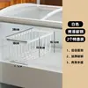 Cesta Suspensa para Freezer, Prateleira de Armazenamento para Geladeira, Cesta Suspensa para Armário, Divisória em Camadas, Cesta de Malha Organizadora, Prateleira de Armazenamento Multifuncional