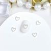 Cross-border New Alloy Bow Silver Nail Accessories Light Luxury Sweet Internet Celebrity Niche Nail Accessories