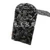 Pingente de Jade Xinjiang Hetian Jade Tinta Pingente de Guanyin Jade Serpentina Tinta Paisagem Guan Gong Carpa Dragão Pingente