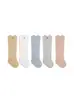 Calcetines para Bebé para Primavera y Otoño, Calcetines Largos Unisex para Recién Nacidos, Calcetines Hasta la Rodilla con Puños Elásticos Anchos, Calcetines de Algodón para Bebé, Clase A