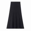 Falda Larga de Punto con Hilo Retorcido para Mujer con Diseño de Trenza, Estilo Suave y Relajado, Vestido Interior de Otoño e Invierno, Suave y Amigable con la Piel