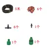 Sistema de riego para electrodomésticos transfronterizos, rociador de enfriamiento y riego, kit de pulverizador para riego de flores de balcón DIY