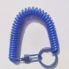 Nueva Cuerda Elástica Retráctil Hebilla de Puerta para Llaves Cadena de Resorte Antiperdida Anillo Abierto Portatarjetas de Identificación Lanyard de Resorte para Bolso
