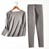 Conjunto de ropa interior térmica sin costuras de doble cara de terciopelo alemán para mujer, invierno, terciopelo, calefacción, pantalones de otoño, 3 veces respetuoso con la piel