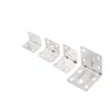 Soporte de Esquina en Forma de L de Acero Inoxidable Placa de Soporte de Esquina en Forma de 7 Conector de Ángulo en L Ferretería para Muebles Porosa Accesorios Fabricante de Gabinetes Venta al por Mayor