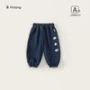 Frete Grátis para Calças Largas de Novo Estilo Primavera para Crianças Pequenas e Bebês, Leggings Casuais para Meninos, Jeans com Estampa de Cachorro