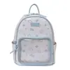 Mochila Grande Capacidade Menina Gatinho 2026 Nova Desenho Animado Moda Embossada Mochila de Viagem Hello Kitty Bolsa Ita