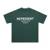 Camiseta Casual Solta de Manga Curta com Estampa de Slogan Icônico High Street para Mulheres e Homens