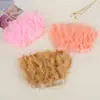 Directo de fábrica pieza de rasgar fuego tela de plumas accesorios hechos a mano diy ropa falda plumas decorativas venta al por mayor