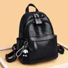 Mochila bolso de mujer bolso Joker cuero PU gran capacidad mochila de ocio se puede etiquetar fábrica una generación de cabello