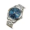 Reloj de Cuarzo Aili Feida con Correa de Acero para Hombre Transmisión en Vivo de Douyin Popular Venta al por Mayor Impermeable Luminoso Ultradelgado Doble Hebilla Mariposa