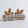 Diadema de Dibujos Animados para Lavarse la Cara, Lindo Accesorio para el Cabello para Maquillaje y Mascarilla Facial, Divertido Accesorio para el Cabello, Diadema para Lavarse la Cara, Diadema Peluda, Otoño e Invierno