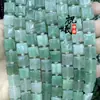 10mm Ágata de Cristal Jade Quadrado Feito à Mão com Contas Quadrado Plano Peça Cortada Acessórios para Joias Contas Soltas Atacado