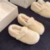 Primer Encuentro Temporada Blanca Mary Jane Planas Retro Zapatos de Piel Ropa de Abrigo para Mujer 2026 Otoño/Invierno Nueva Llegada Calidez con Terciopelo Birken
