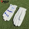 Guantes de Golf Pgm Kidsren para Niños y Niñas, Tela de Microfibra Transpirable, un Par de Guantes Deportivos Profesionales Resistentes al Desgaste con Marcas